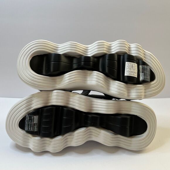 Skechers Foamies Size 9 Women Black Massage Fit Machine Washable Comfort Sandals - Picture 7 of 10